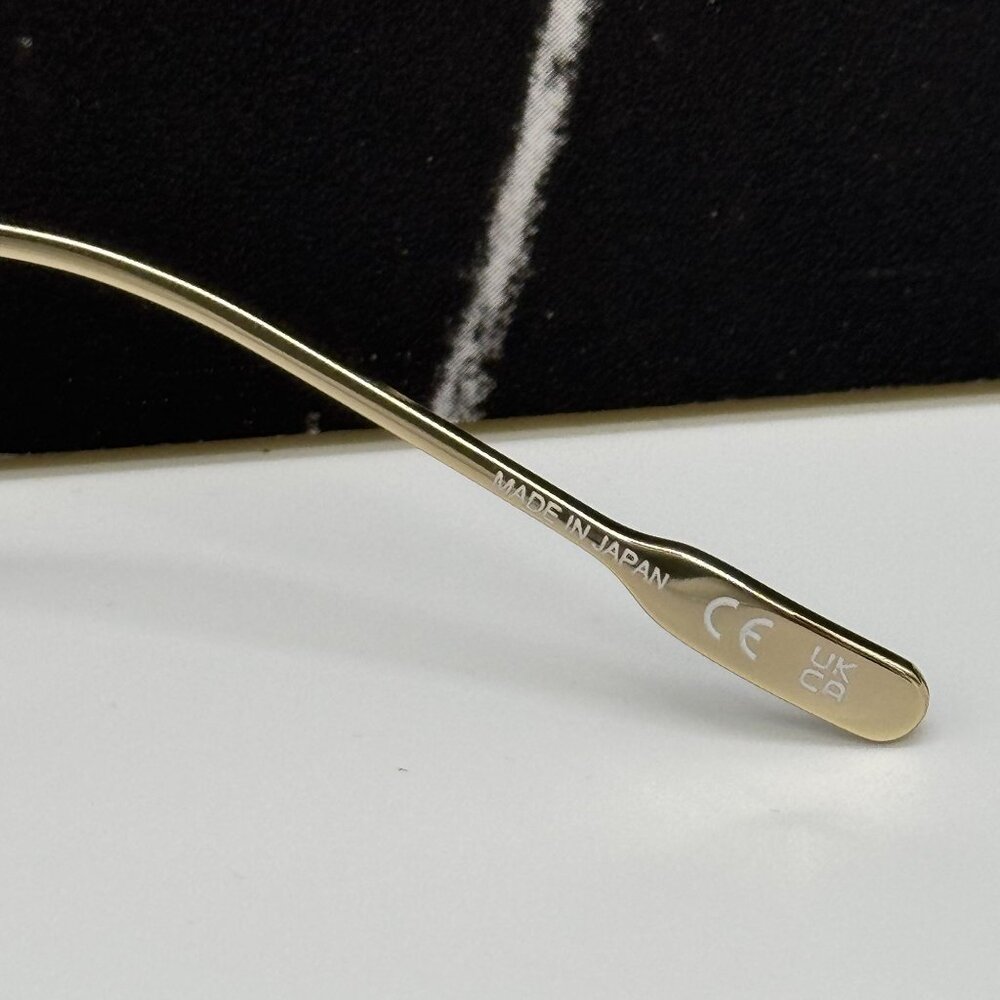 NEW MONTBLANC EYEGLASSES GOLD MEN EYEWEAR MONTBLANC MB0212O 004 - Picture 7 of 8